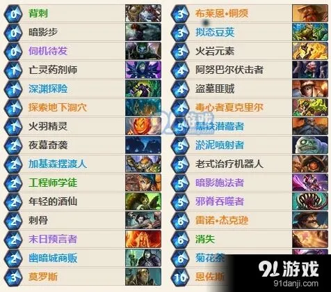 炉石传说宇宙任务贼上分卡组攻略