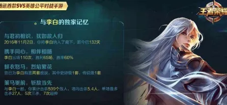 王者荣耀英雄独家记忆怎么查看