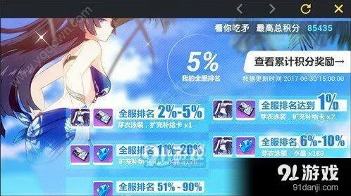 崩坏3夏日祭单人关卡高分技巧分享
