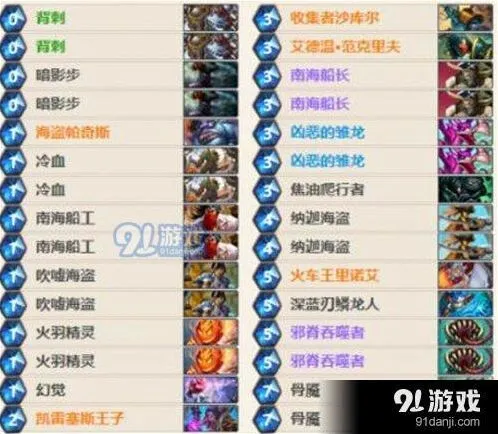 海盗王子贼卡组攻略 核心卡组搭配