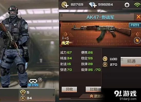穿越火线AK47野战军武器强度评测