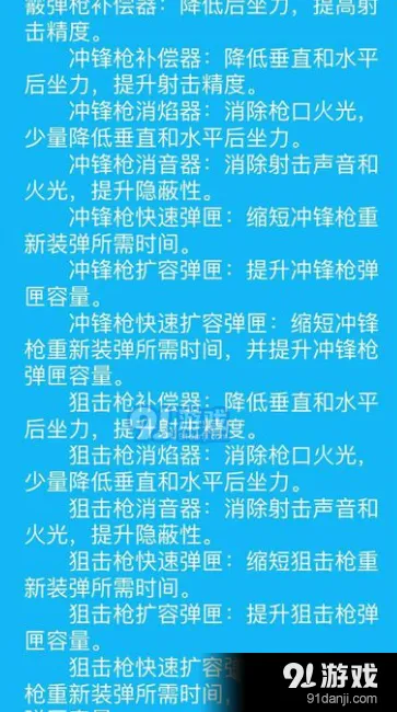 荒野行动枪械补偿器怎么用