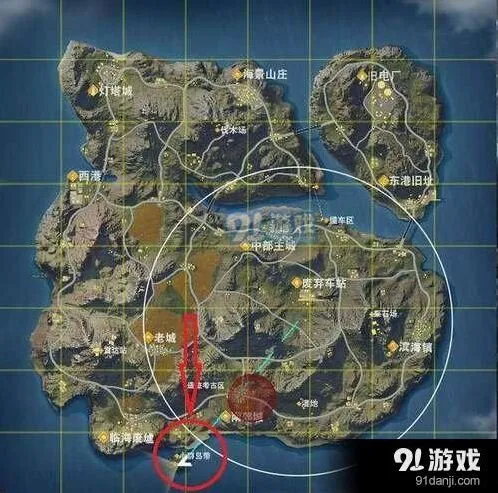 荒野行动小群岛带地图指南