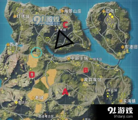 荒野行动单人降落点技巧分享