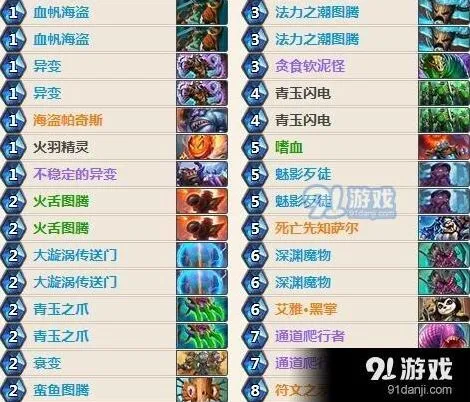 炉石传说进化萨卡组构筑思路