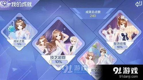 QQ炫舞手游成就分类完成顺序指南