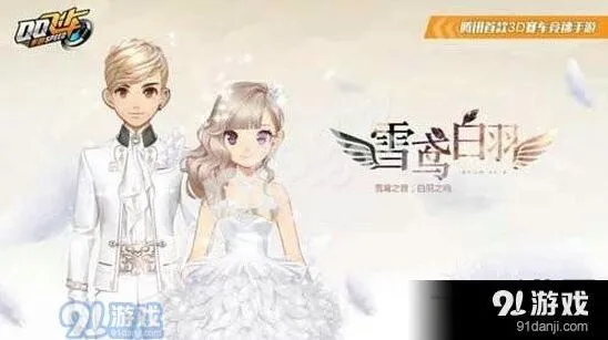 QQ飞车手游雪鸢白羽套装外观评测