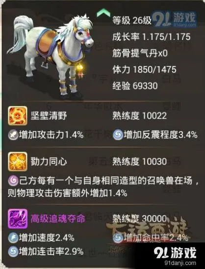 大话西游坐骑高级冲云技能选择指南