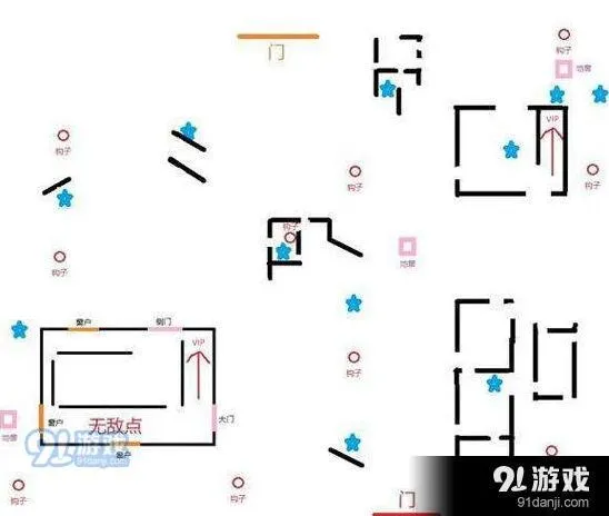 第五人格军工厂电机位置分布技巧