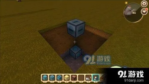迷你世界滑动生存小屋制作教程分享