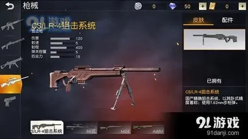 荒野行动国产狙击枪CS/LR-4攻略