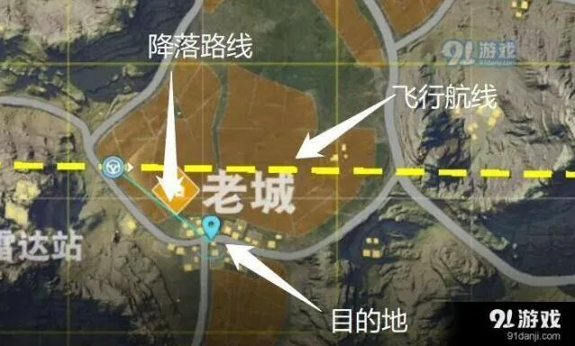 荒野行动跳伞加速技巧分享