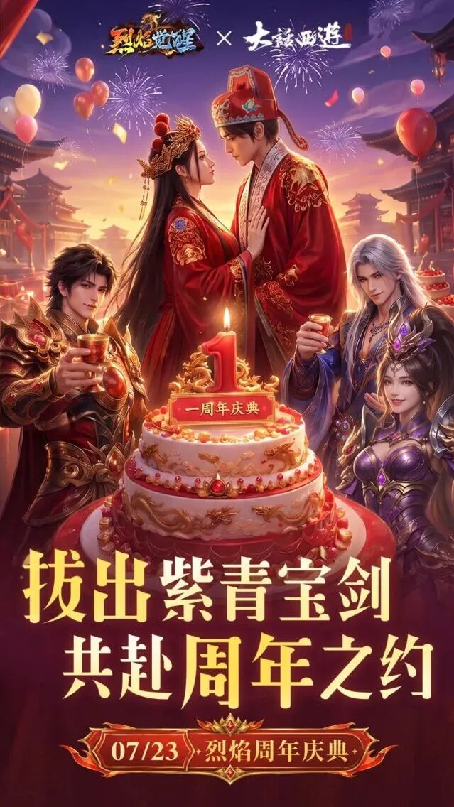烈焰觉醒周年庆大话西游联动内容一览