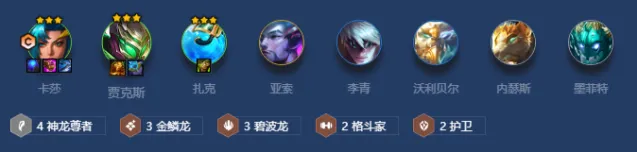 金铲铲之战S7.5神龙尊者卡莎怎么搭配