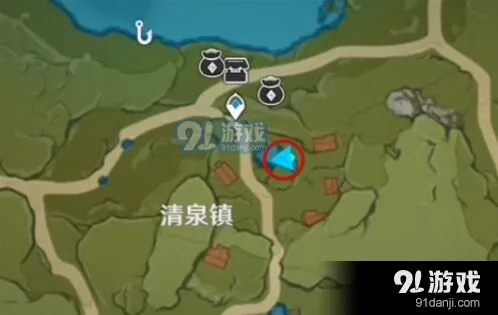 原神泉水精灵宝箱在哪怎么拿