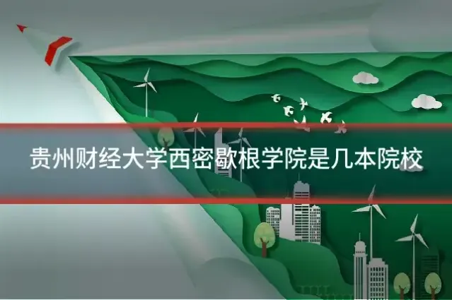 贵州财经大学西密歇根学院是几本院校