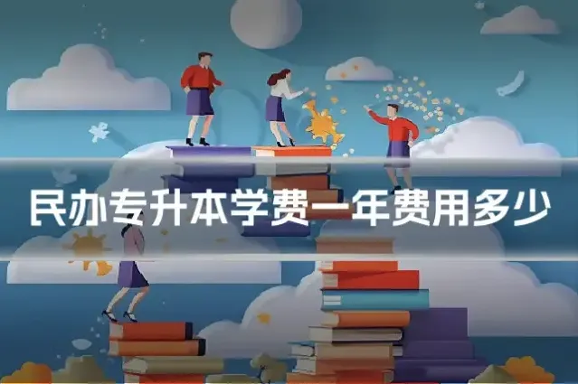 民办专升本学费一年费用多少