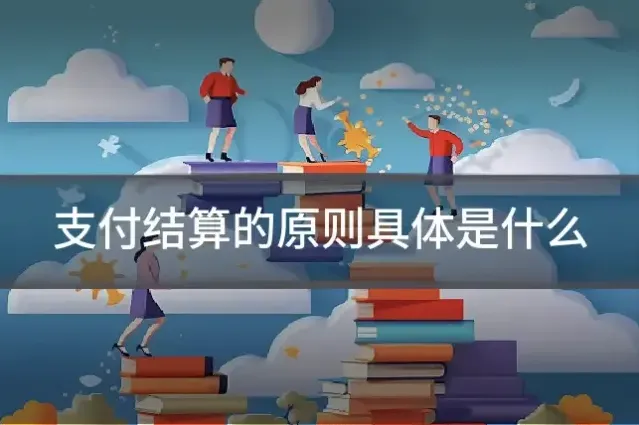 支付结算的原则具体是什么