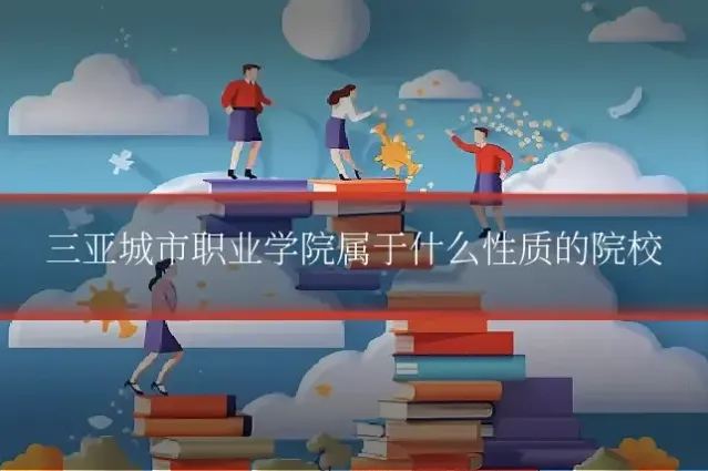 三亚城市职业学院属于什么性质的院校