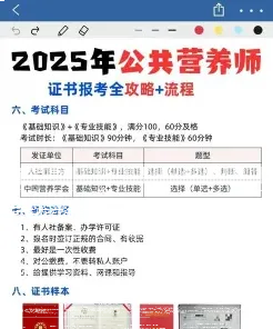 营养师证