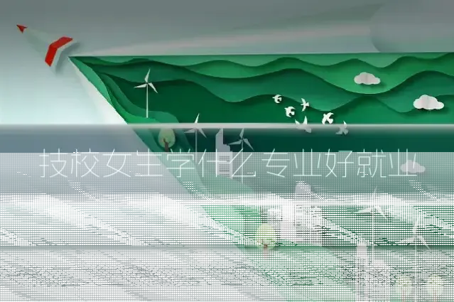 技校女生学什么专业好就业