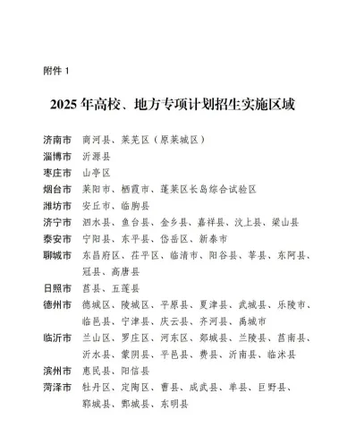 地方专项