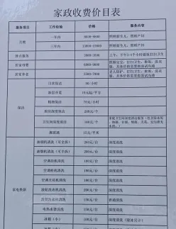 家政培训