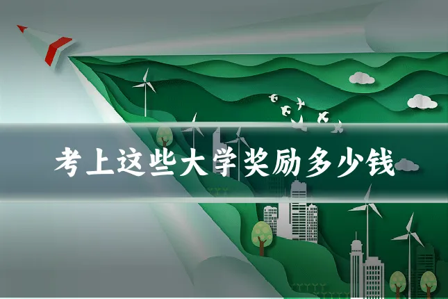 考上这些大学奖励多少钱