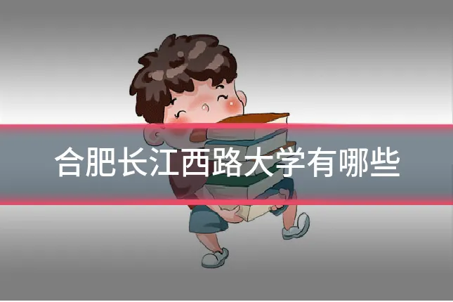 合肥长江西路大学有哪些