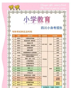 小学教育专业