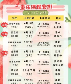 培训课程