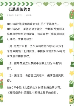瑷珲条约