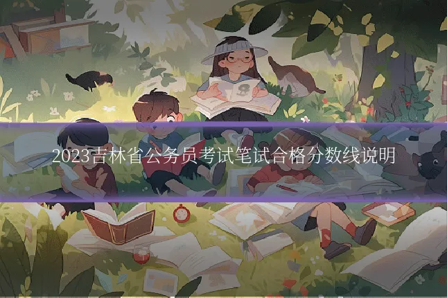 2023吉林省公务员考试笔试合格分数线说明