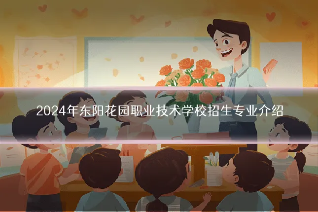 2024年东阳花园职业技术学校招生专业介绍