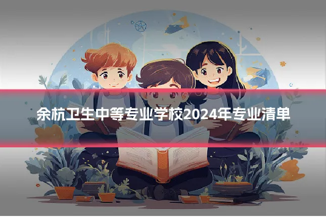 余杭卫生中等专业学校2024年专业清单