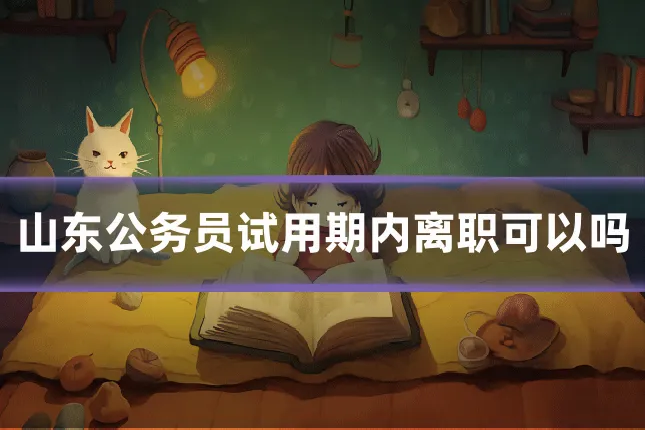 山东公务员试用期内离职可以吗