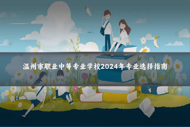 温州市职业中等专业学校2024年专业选择指南