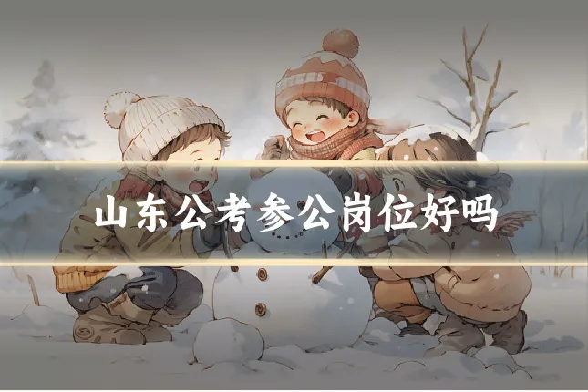 山东公考参公岗位好吗