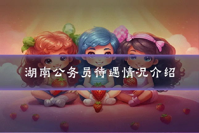 湖南公务员待遇情况介绍