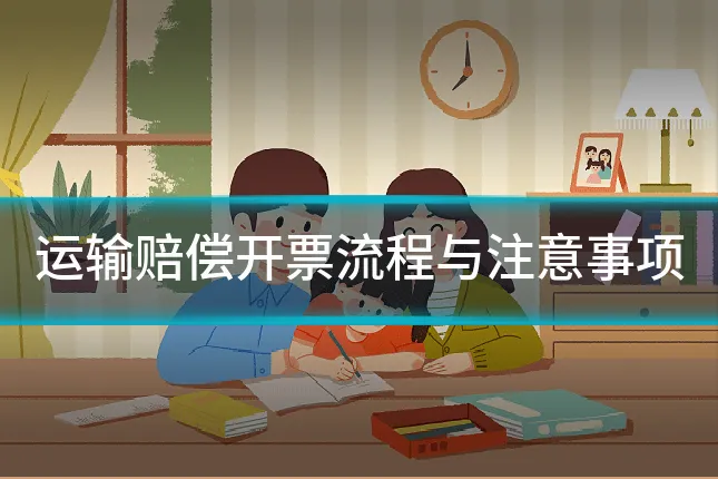 运输赔偿开票流程与注意事项