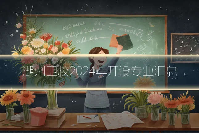 湖州卫校2024年开设专业汇总