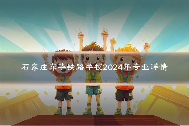 石家庄东华铁路学校2024年专业详情