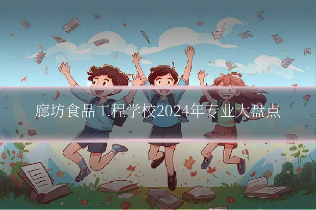 廊坊食品工程学校2024年专业大盘点