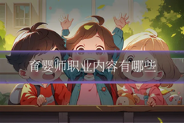 育婴师职业内容有哪些