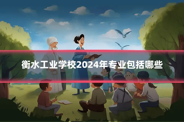衡水工业学校2024年专业包括哪些