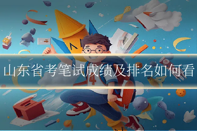 山东省考笔试成绩及排名如何看
