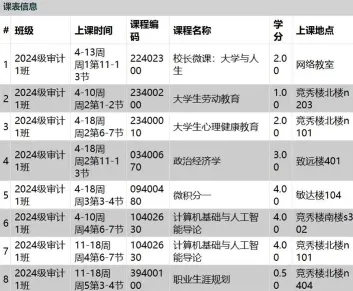 课程