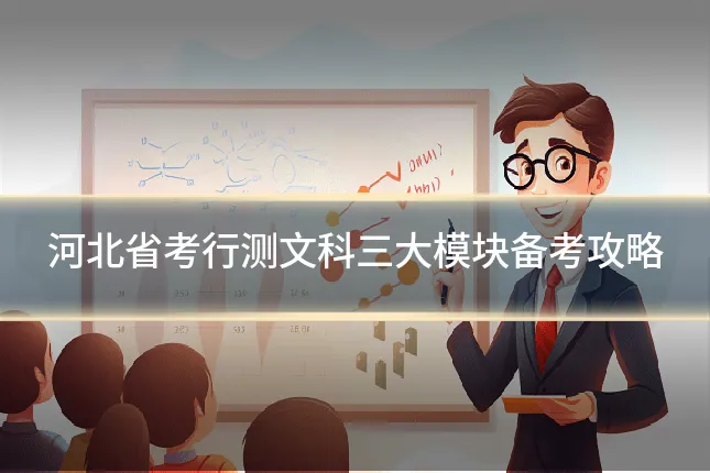 河北省考行测文科三大模块备考攻略