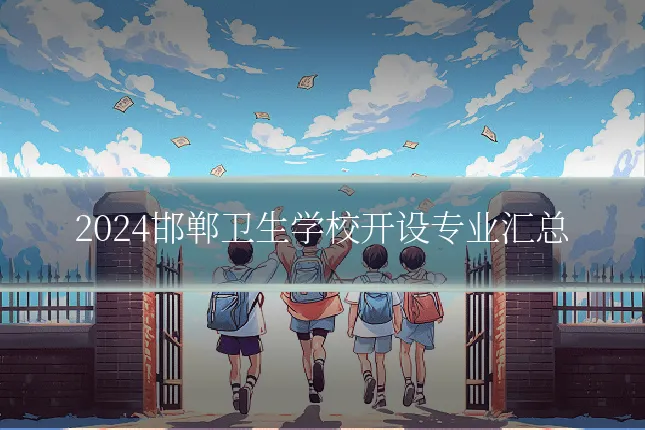 2024邯郸卫生学校开设专业汇总