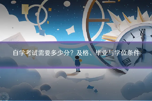 自学考试需要多少分？及格、毕业与学位条件